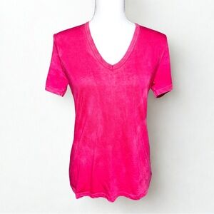 Cotton Citizen Vivid Pink Short Sleeve Tee Supima Cotton Medium NWT